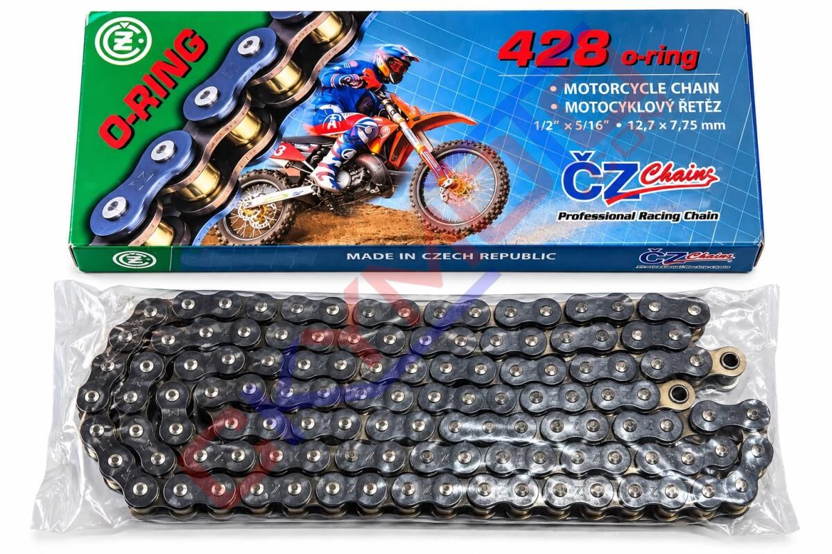 428 X 128 ORİNGLİ CZ ÇEK ZİNCİR SİYAH