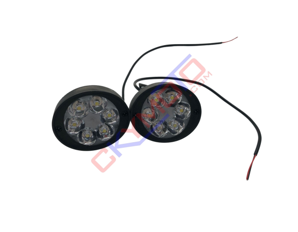 MOTOSİKLET SİS FAR TAKIM BEYAZ - SARI  MODEL - 6