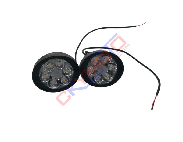 MOTOSİKLET SİS FAR TAKIM BEYAZ - SARI  MODEL - 6
