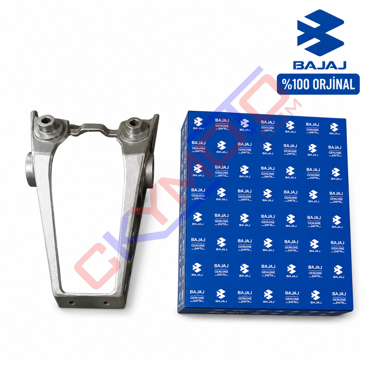 BAJAJ NS200 PLAKA DEMİRİ GRİ ORJ