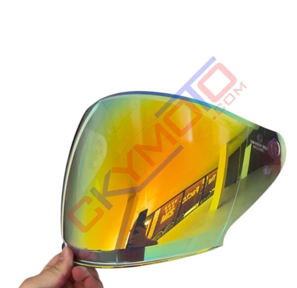 MOLIXING YARIM KASK CAMI (RENKLİ SARI)