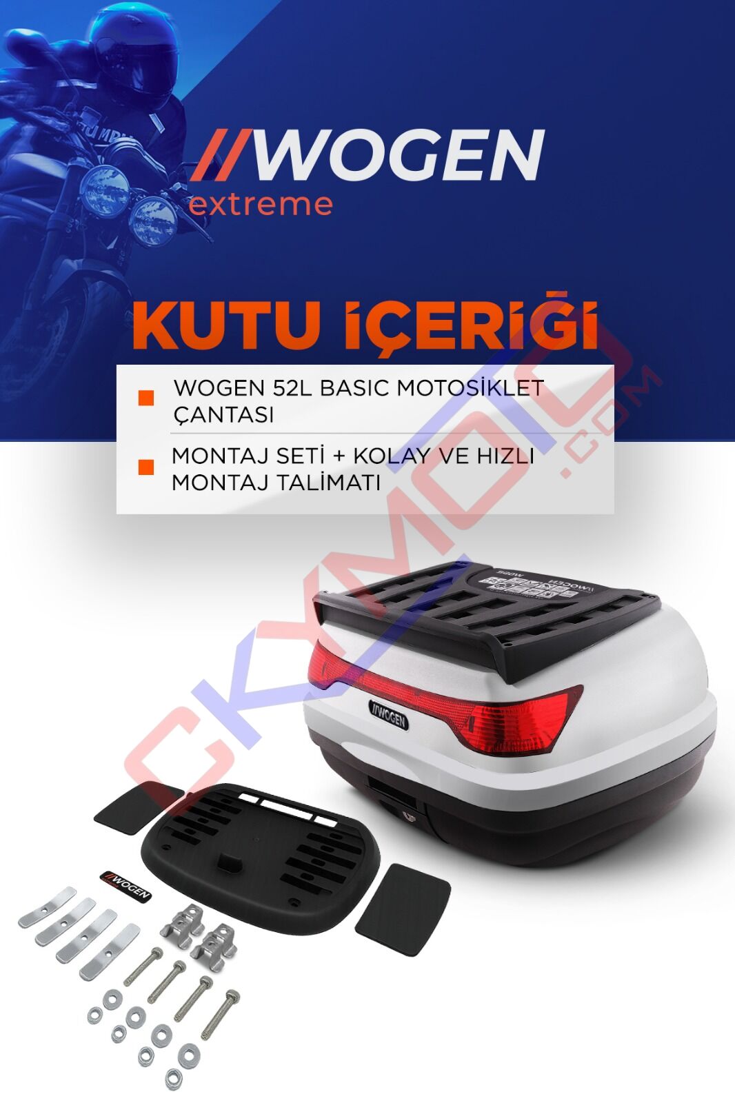 52 LT BASİC BEYAZ ÇANTA WOGEN