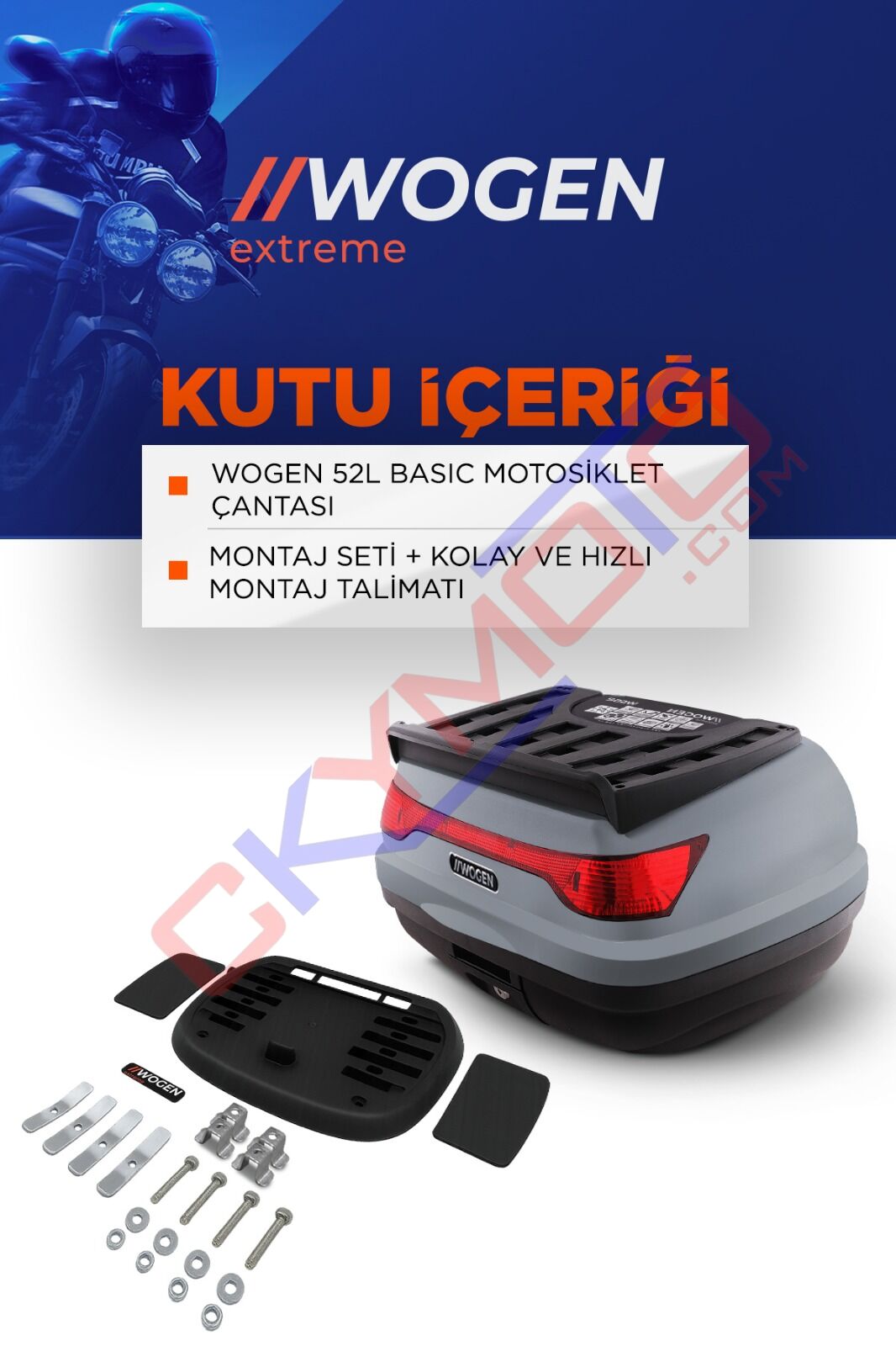 52 LT BASİC NARDO GRİ ÇANTA WOGEN