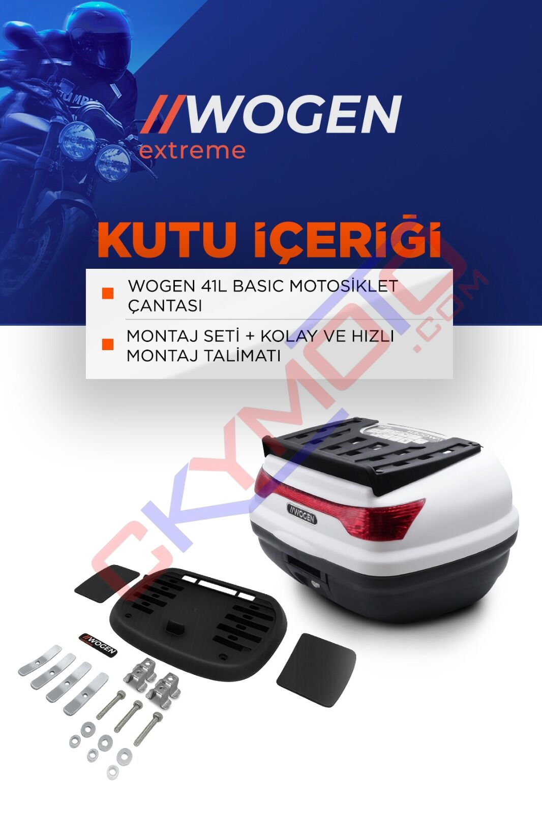 41 LT BASİC BEYAZ ÇANTA WOGEN