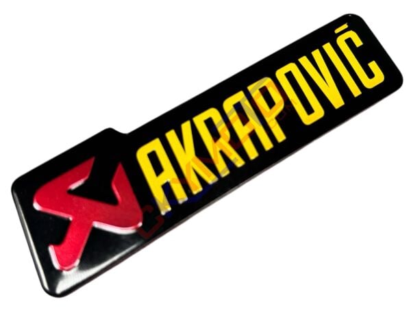 AKRAPOVİC YANMAZ ALÜMİNYUM STİCKER A KALİTE İTHAL
