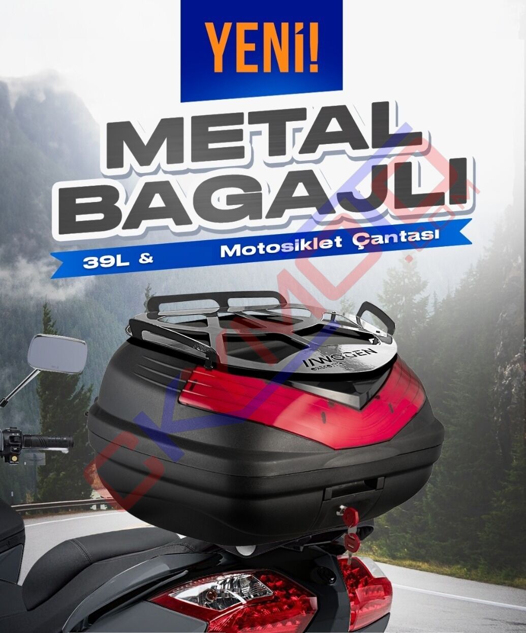 39 LT BASİC SİYAH METAL BAGAJ ÇANTA WOGEN