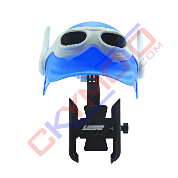 TELEFON TUTUCU AYNA BAĞLANTILI ŞAPKA APARATLI MAVİ