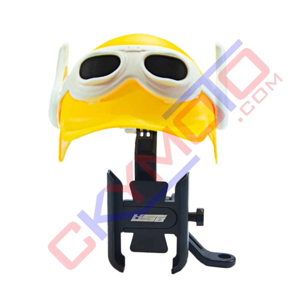 TELEFON TUTUCU AYNA BAĞLANTILI ŞAPKA APARATLI SARI