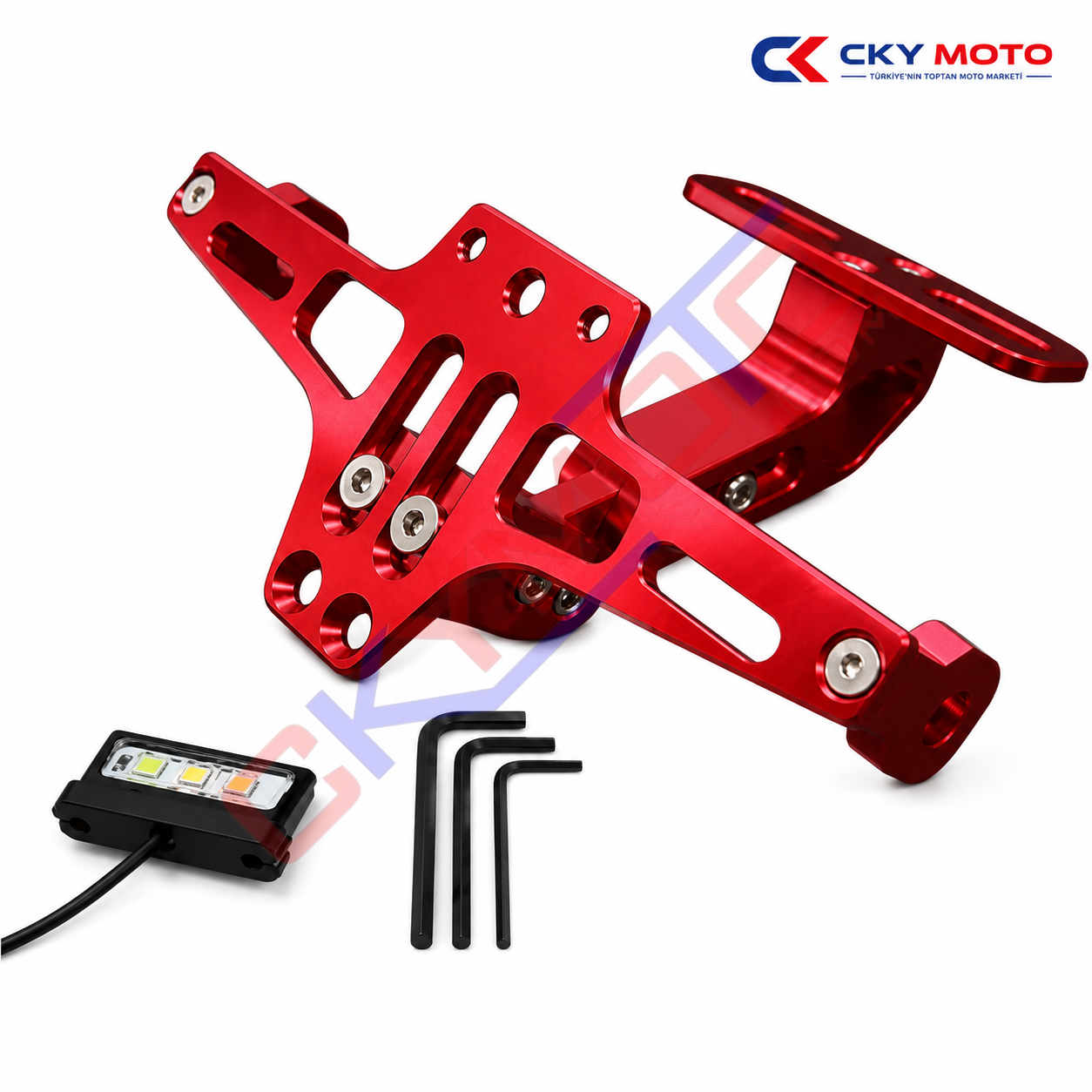 CNC KATLANIR PLAKALIK LEDLİ KIRMIZI