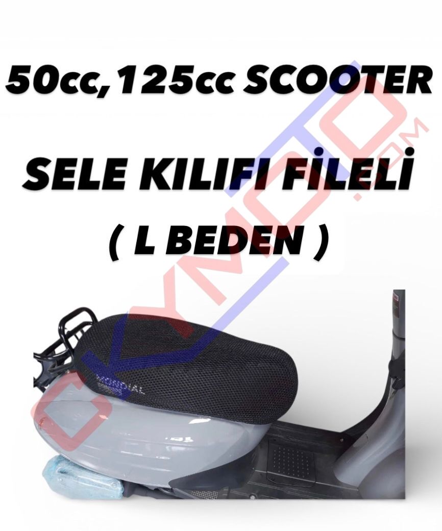 125CC,50CC SCOOTER SELE KILIFI FİLELİ L BEDEN