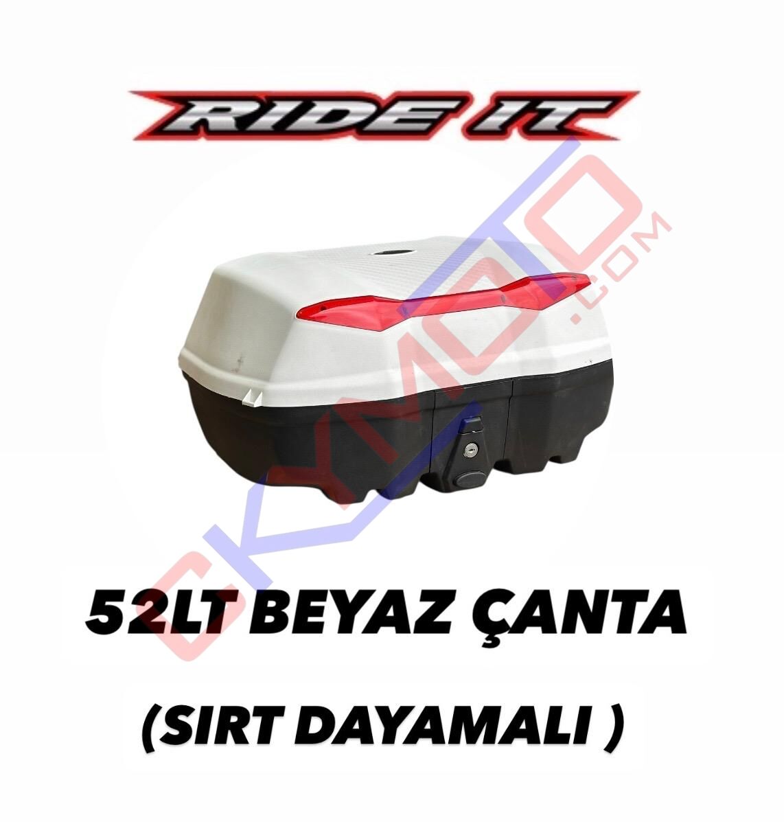 RIDE IT ÇANTA 52 LT BEYAZ SIRT DAYAMALI