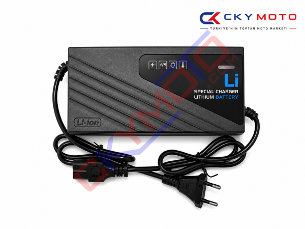 EBIKE ŞARJ CİHAZI 48V 2AH LİTYUM PEDAL DESTEKLİ FLC