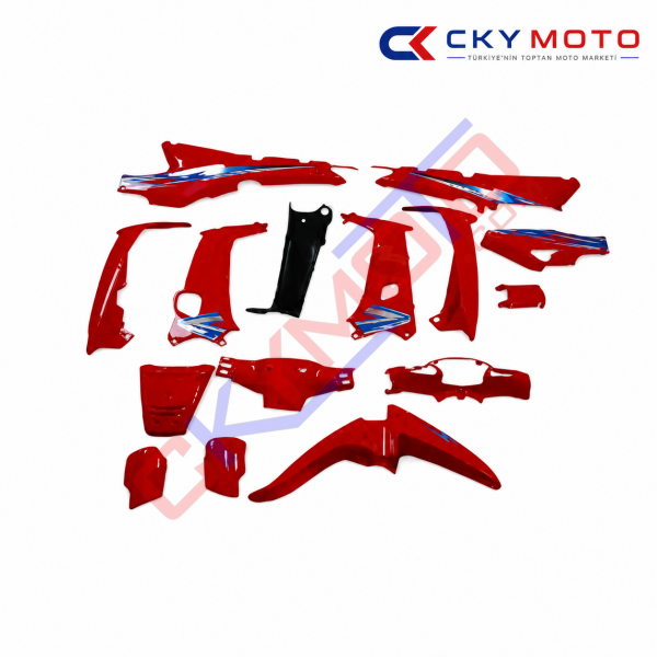 CUP KAPORTA SET KH KIRMIZI STİCKERLİ