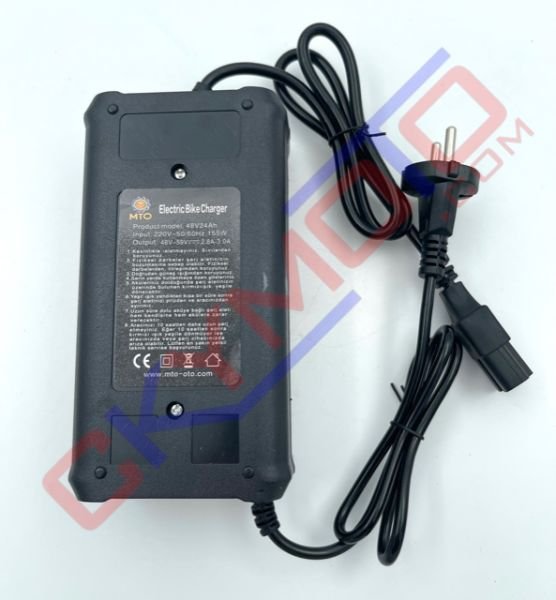 EBİKE ŞARJ CİHAZI 48AH 14 AH DEVRE KESİCİLİ DİJİTAL