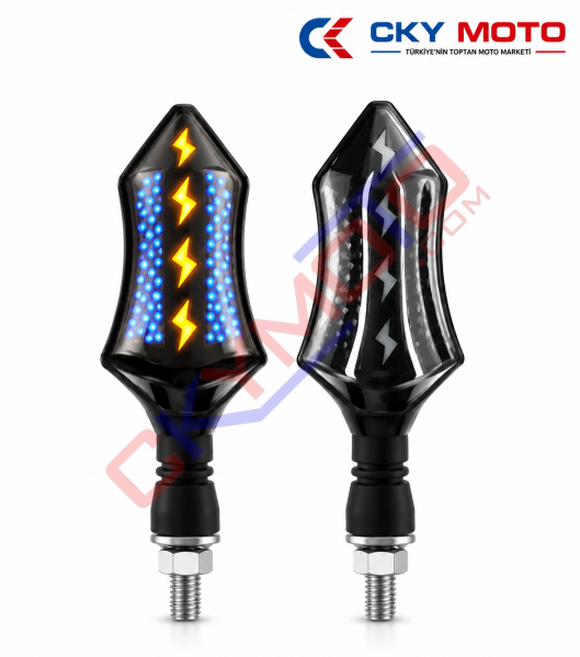 LEDLİ SİNYAL KAYAR OK RENKLİ MODEL 11