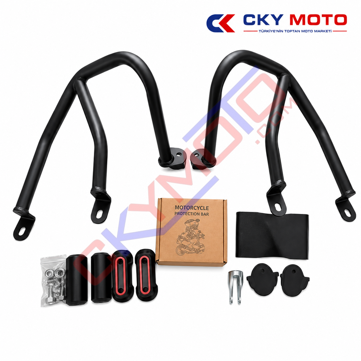 CF MOTO SR250 MOTOR KORUMA DEMİRİ SİYAH (20-25)