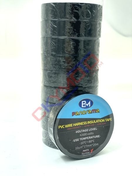 İZOLE BANT SİYAH BÜYÜK 10 M 17MM