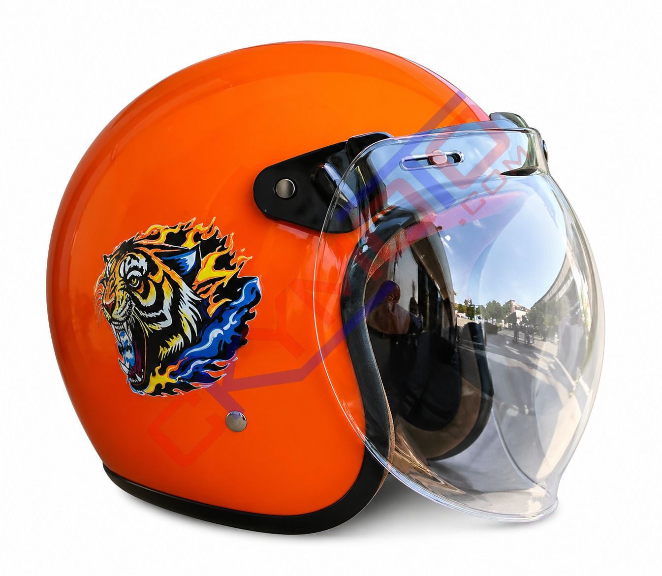 RETRO KASK TURUNCU