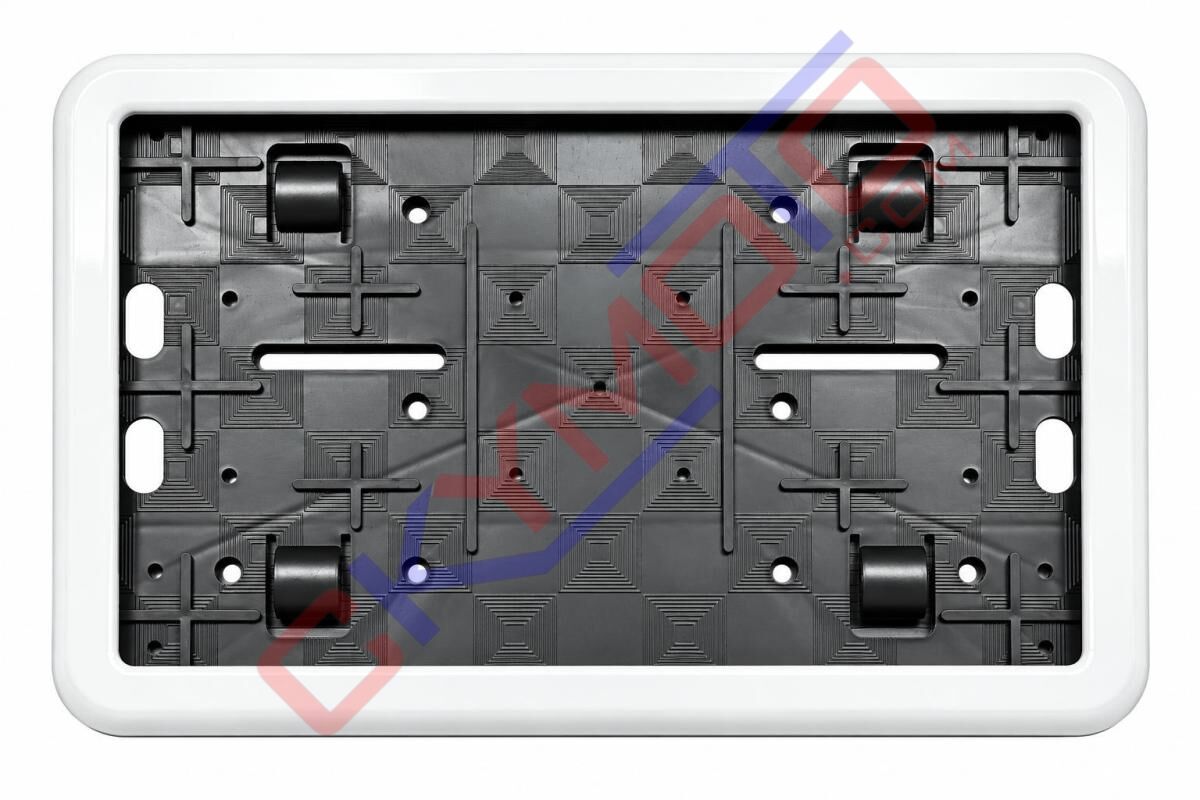 PLASTİK ÇERÇEVELİ PLAKALIK BEYAZ