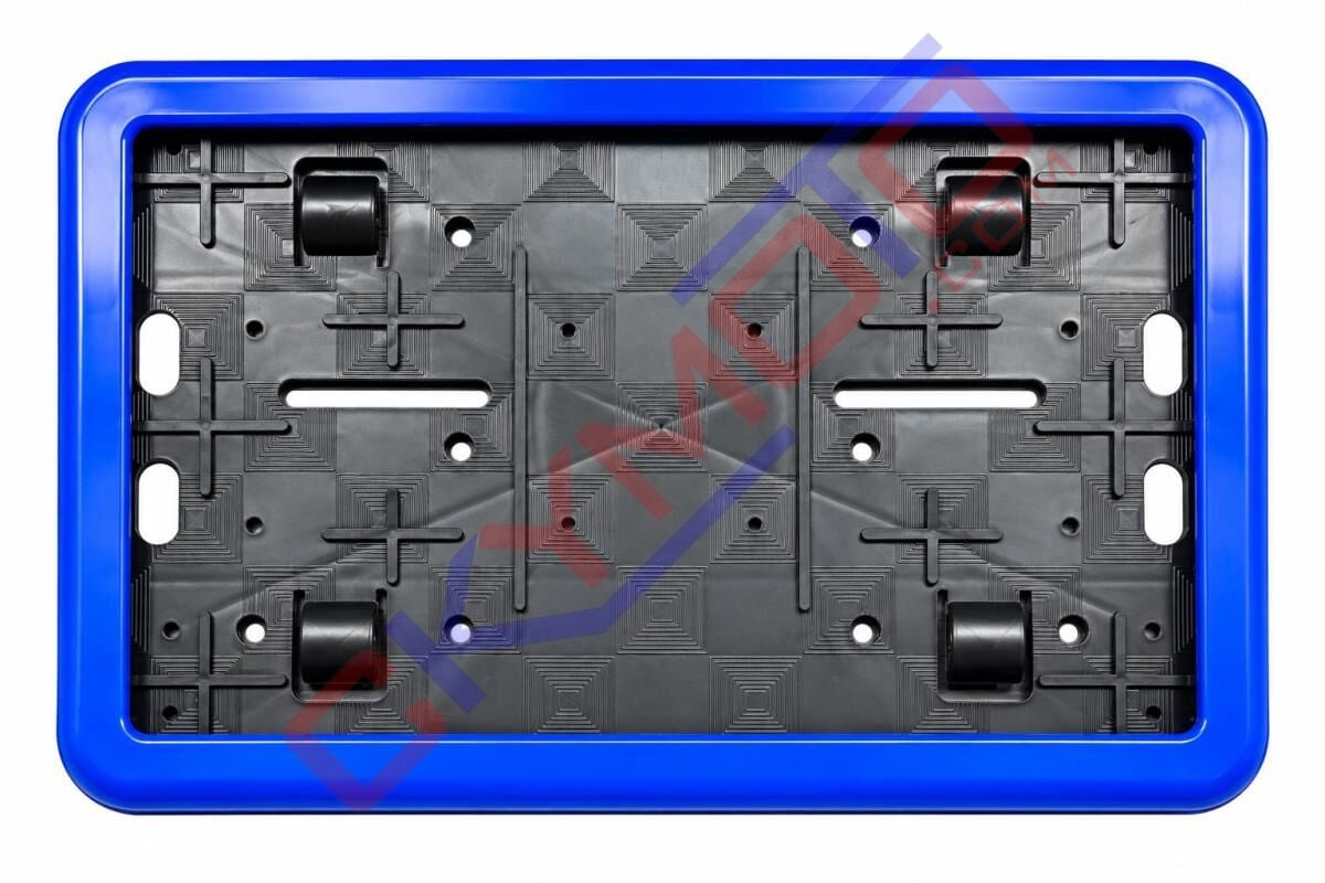 PLASTİK ÇERÇEVELİ PLAKALIK MAVİ