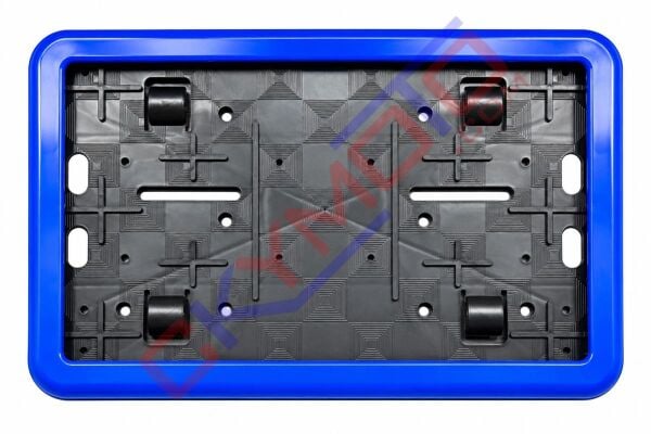 PLASTİK ÇERÇEVELİ PLAKALIK MAVİ