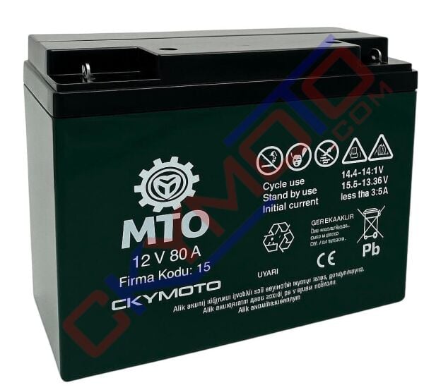12 V 80 AH AKÜ CKY