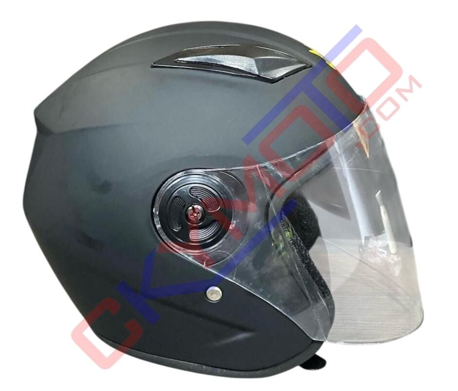 YARIM KASK MATT SİYAH