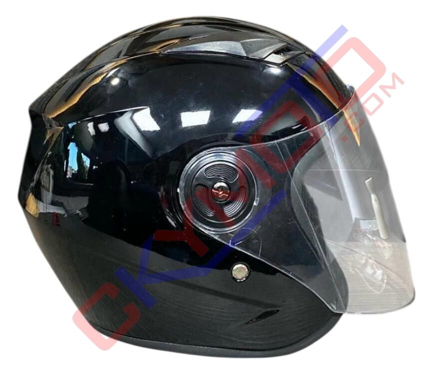 YARIM KASK PARLAK SİYAH