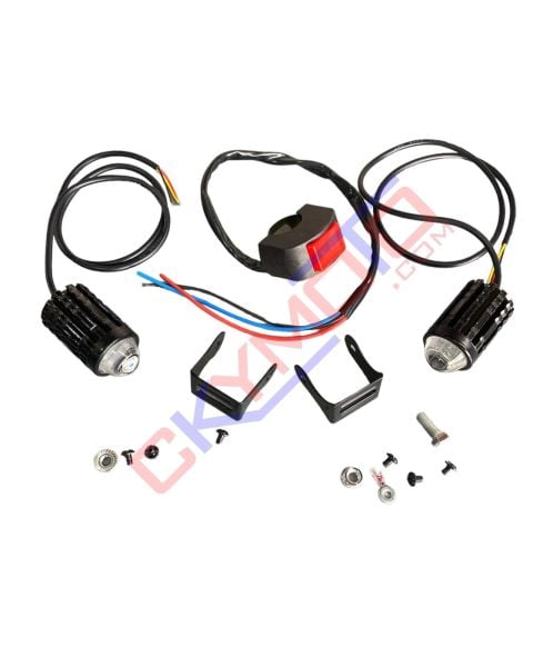 MOTOSİKLET SİS FAR TAKIM AÇ KAPA DÜĞMELİ-9