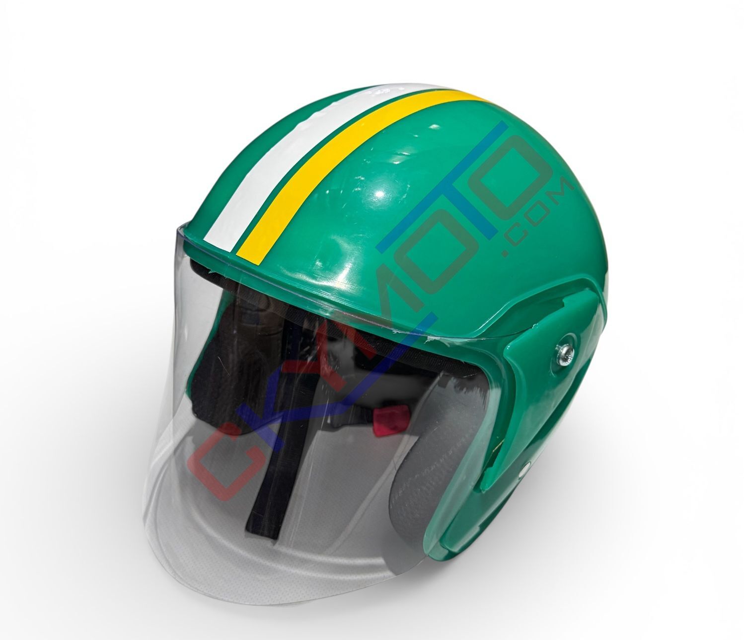 YARIM KASK ŞERİTLİ YEŞİL