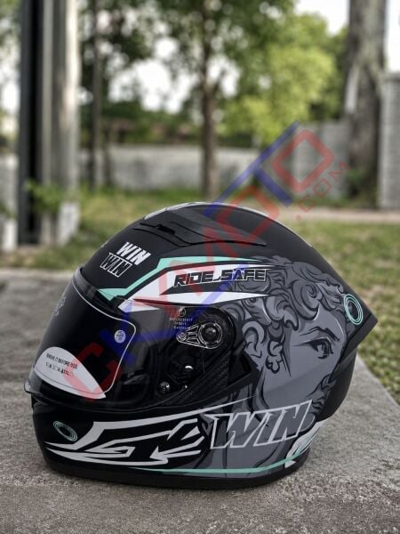 CASQUE FULL FACE KASK NARDO YEŞİL MAT MODEL6