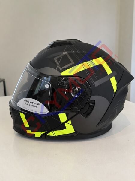 CASQUE ÇENE AÇILIR KASK MAT YEŞİL MODEL3