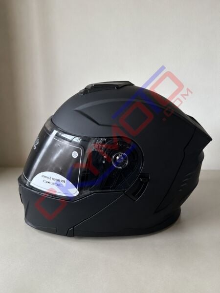 CASQUE ÇENE AÇILIR KASK MAT SİYAH MODEL6